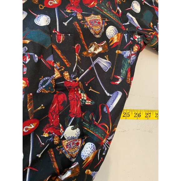 The Shell Game Golf-Themed Bomber Jacket Size XL - Picture 7 of 9